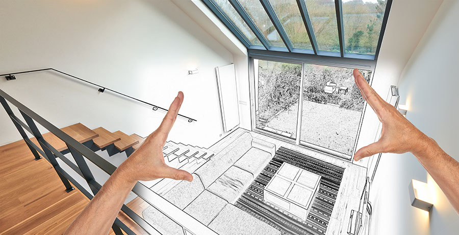 Simulation eines Anbaus